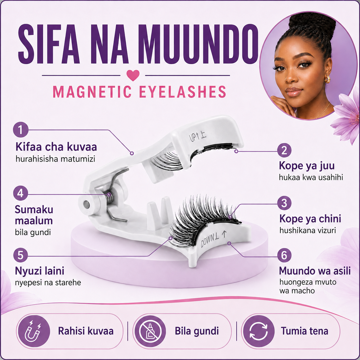 Magnetic Eyelashes Set