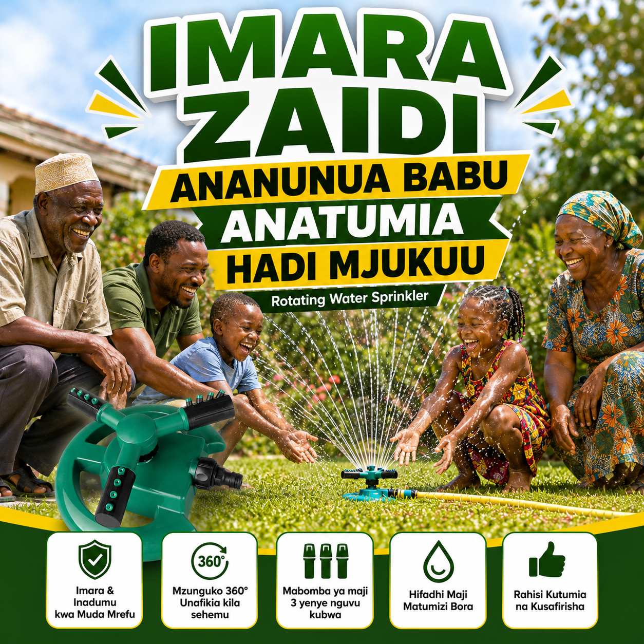 Rotating Water Sprinkler Origina