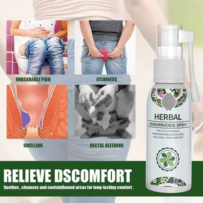 Herbal hemorrhoids spray