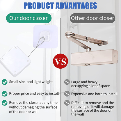 Automatic sensing door closer