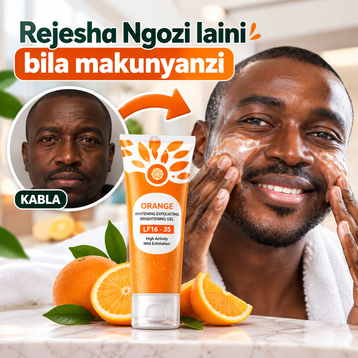 Orange Enzymes Gel