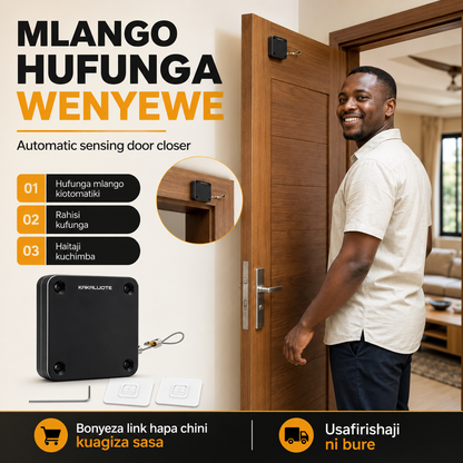 Automatic sensing door closer