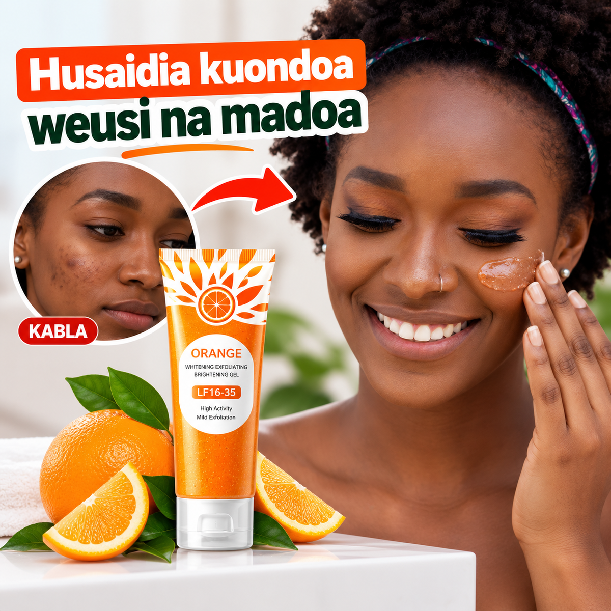 Orange Enzymes Gel