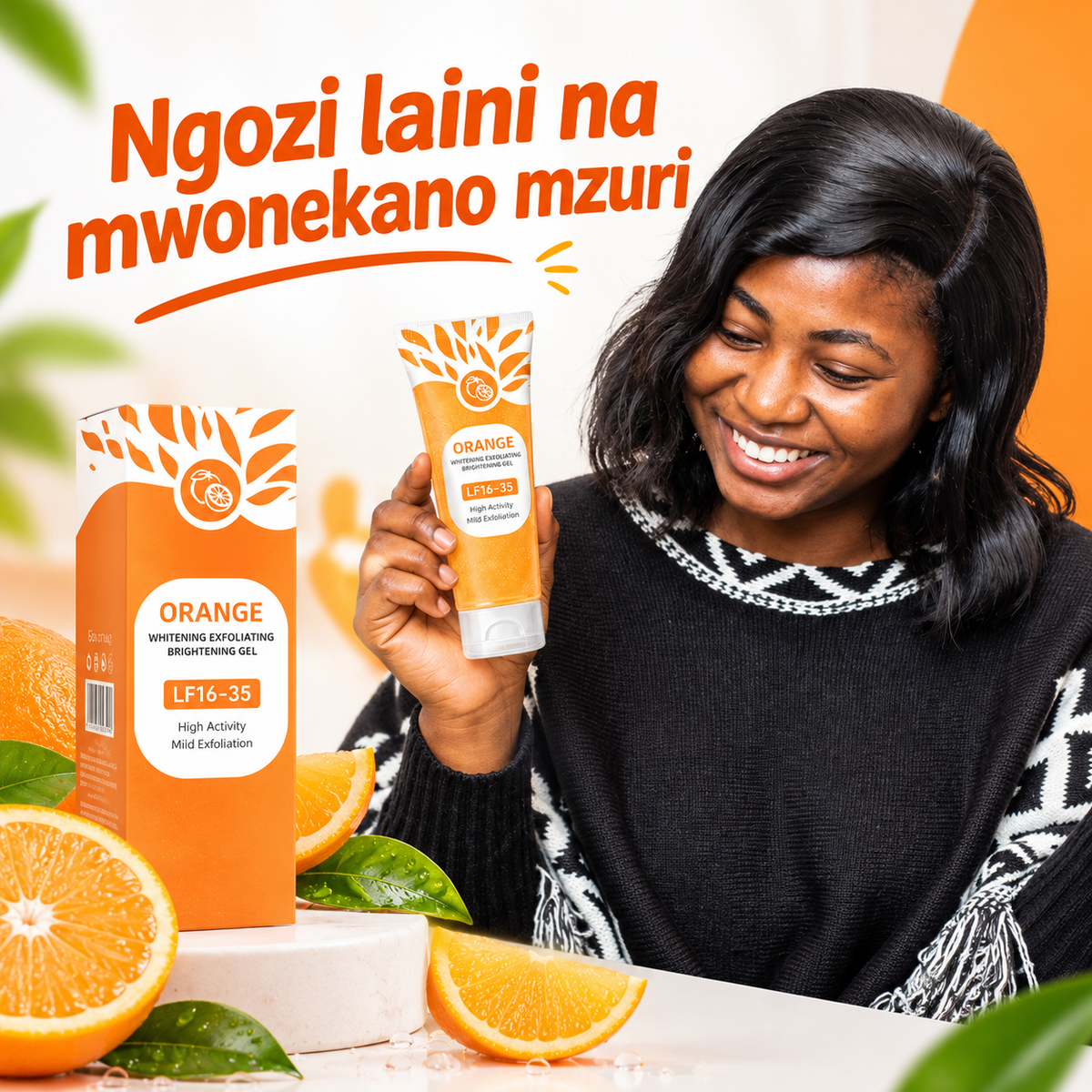 Orange Enzymes Gel