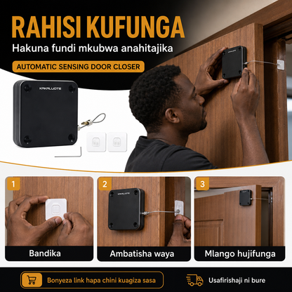 Automatic sensing door closer