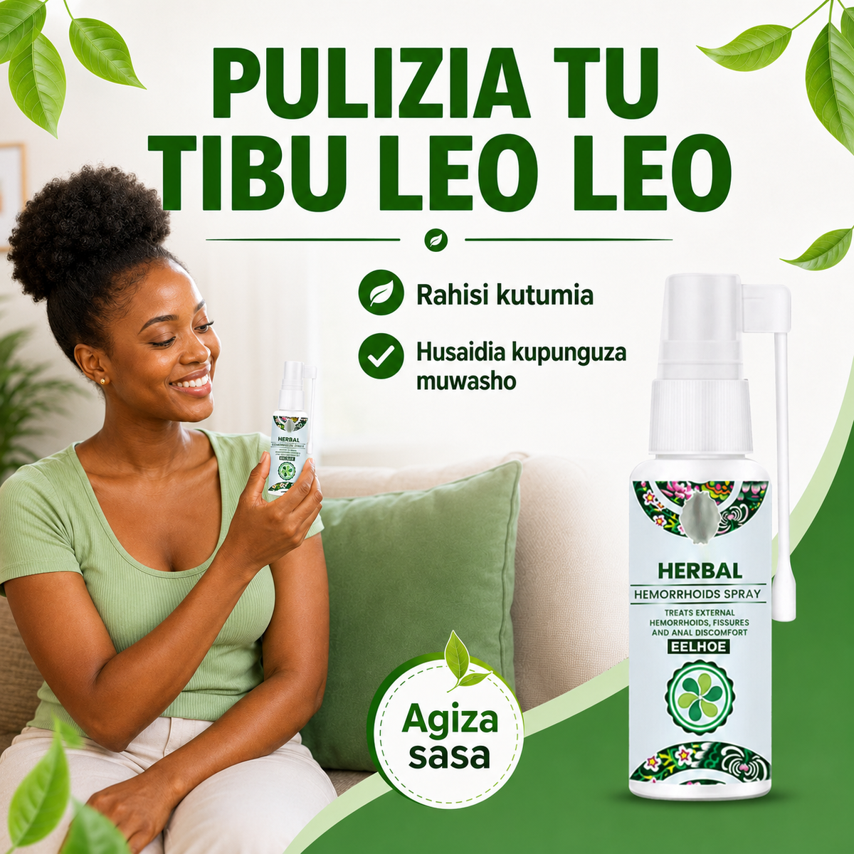 Herbal Hemorrhoids Spray Natural
