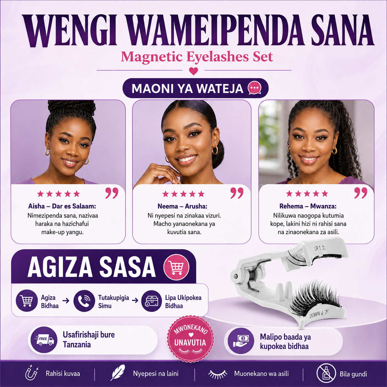 Magnetic Eyelashes Set