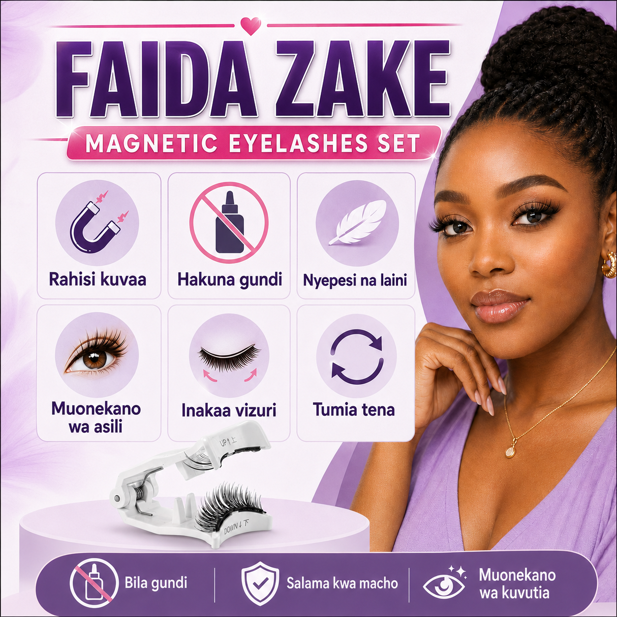 Magnetic Eyelashes Set