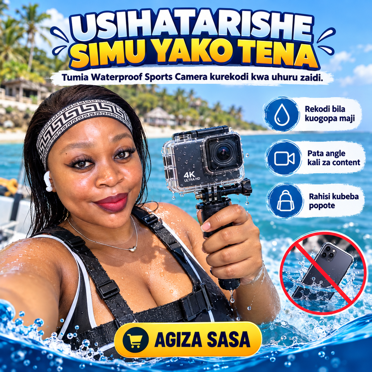Waterproof Sports Camera